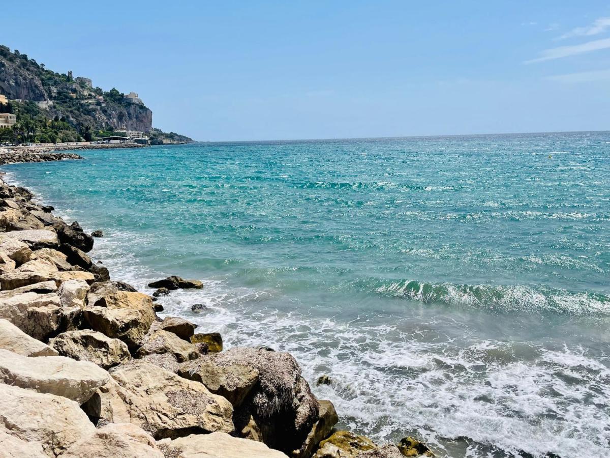 Superbe Appartement En Bord De Mer, Pres Du Centre Et Des Plages Menton Exterior foto